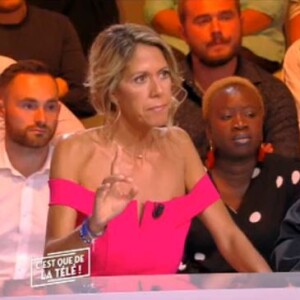 Valérie Benaïm recadre sa chroniqueuse dans "C'est que de la télé" diffusée jeudi 27 septembre 2018 - C8