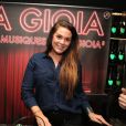 Exclusif - Lola Dewaere a mixé au restaurant "La Gioia" à Paris. Le 22 janvier 2014
