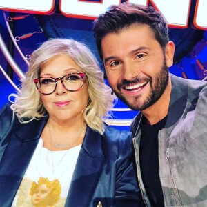 Laurence Boccolini sublime aux côtés de Christophe Beaugrand. Le 30 septembre 2018.