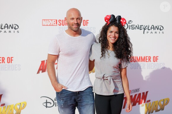 Franck Gastambide et sa compagne Sabrina Ouazani - Avant-première européenne du film "Ant-man et la guêpe" à Disneyland Paris à Marne-la-Vallée, le 14 juillet 2018 © CVS/Bestimage