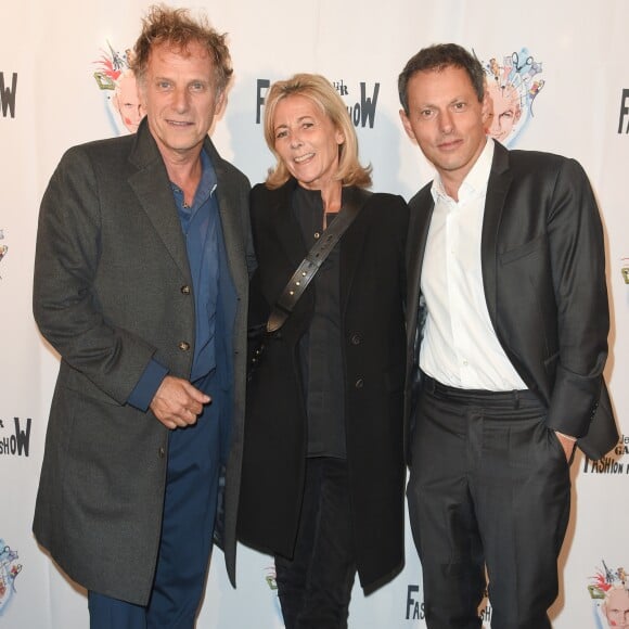 Charles Berling, Claire Chazal, Marc-Olivier Fogiel à la générale de la comédie musicale de Jean-Paul Gaultier "Fashion Freak Show" au théâtre des Folies Bergère à Paris le 28 septembre 2018. © Coadic Guirec / Bestimage
