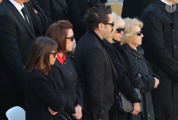 Seda Aznavour (Fille de Charles Aznavour), Aida Aznavour (Soeur de Charles Aznavour) - Arrivées à l'hommage national à Charles Aznavour à l'Hôtel des Invalides à Paris. Le 5 octobre 2018 © Jacovides-Moreau / Bestimage