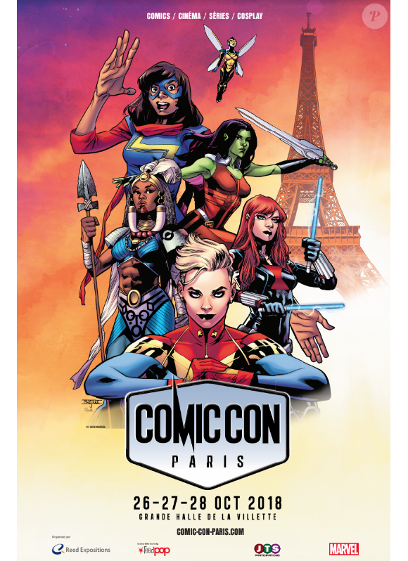 Affiche du Comic Con Paris2018