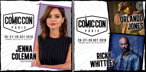 Visuel des invités du Comic-Con Paris 2018.