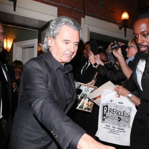 Tina Turner et son époux Erwin Bach - Présentation à la presse de la comédie musicale "Tina: The Tina Turner Musical" au théâtre Aldwych à Londres, le 17 avril 2018.
