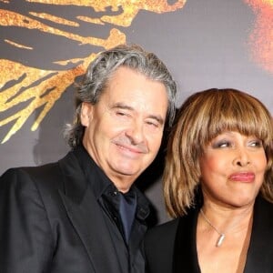 Tina Turner et son époux Erwin Bach - Présentation à la presse de la comédie musicale "Tina: The Tina Turner Musical" au théâtre Aldwych à Londres, le 17 avril 2018.