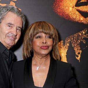 Tina Turner et son époux Erwin Bach - Présentation à la presse de la comédie musicale "Tina: The Tina Turner Musical" au théâtre Aldwych à Londres, le 17 avril 2018.