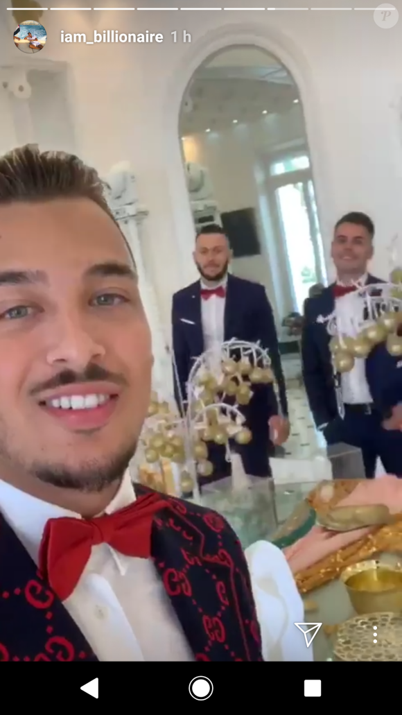 Mariage de Jazz et Laurent de "La Villa, la bataille des couples", à Cannes, samedi 6 octobre 2018