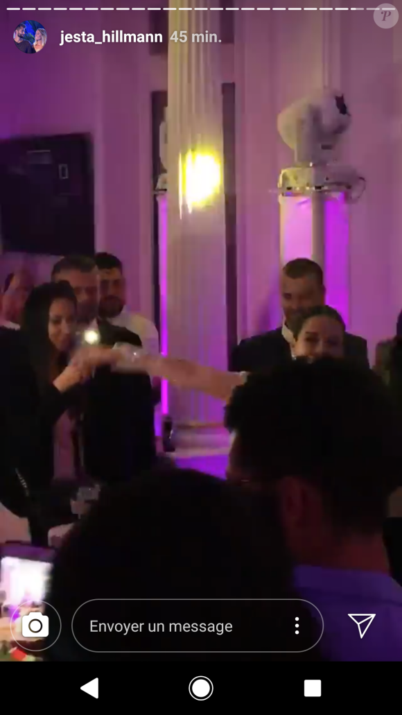 Mariage de Jazz et Laurent de "La Villa, la bataille des couples", à Cannes, samedi 6 octobre 2018