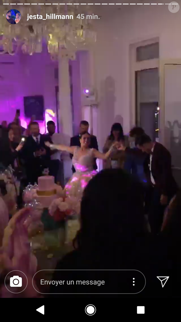 Mariage de Jazz et Laurent de "La Villa, la bataille des couples", à Cannes, samedi 6 octobre 2018