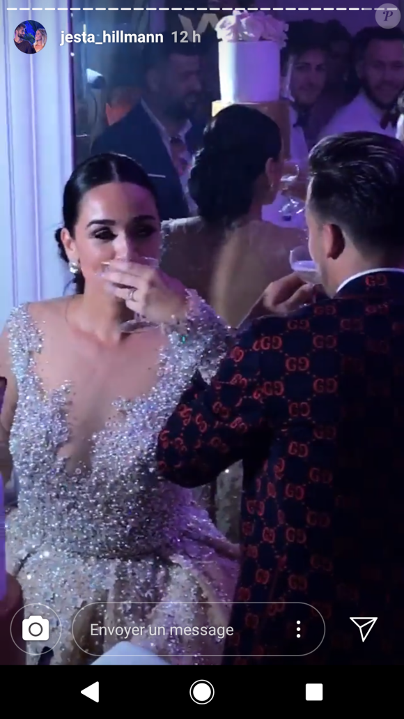 Mariage de Jazz et Laurent de "La Villa, la bataille des couples", à Cannes, samedi 6 octobre 2018