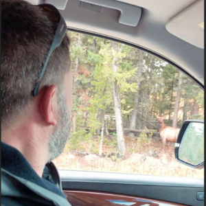 Ben Affleck et sa petite amie Shauna Sexton se sont offert un week-end en pleine nature dans le Montana. Octobre 2018.