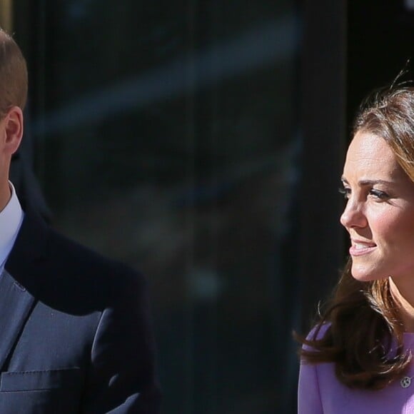 Le prince William et Kate Middleton au premier sommet sur la santé mentale au County Hall à Londres le 9 octobre 2018.