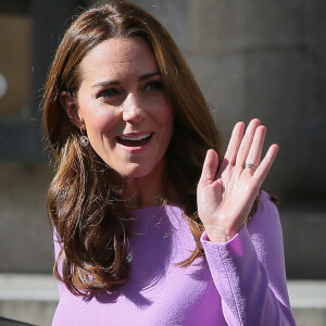 Le prince William et Kate Middleton au premier sommet sur la santé mentale au County Hall à Londres le 9 octobre 2018.