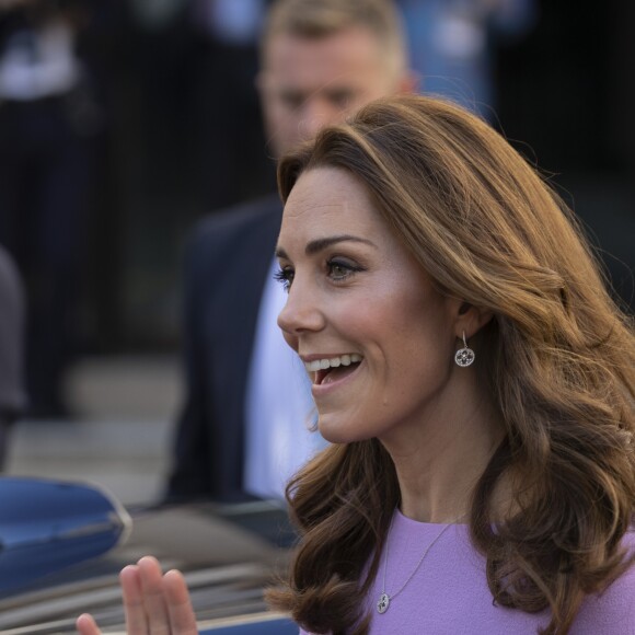Le prince William et Kate Middleton au premier sommet sur la santé mentale au County Hall à Londres le 9 octobre 2018.