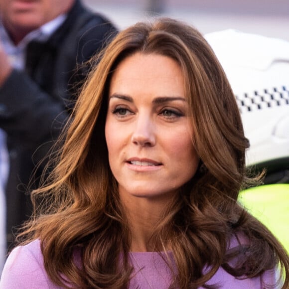 Le prince William et Kate Middleton au premier sommet sur la santé mentale au County Hall à Londres le 9 octobre 2018.