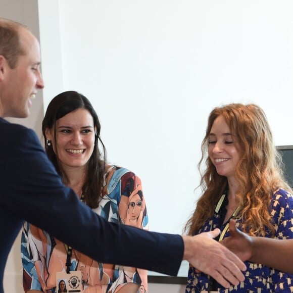 Le prince William et Kate Middleton au premier sommet sur la santé mentale au County Hall à Londres le 9 octobre 2018.