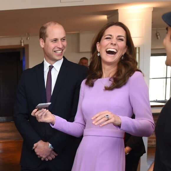 Le prince William et Kate Middleton au premier sommet sur la santé mentale au County Hall à Londres le 9 octobre 2018.