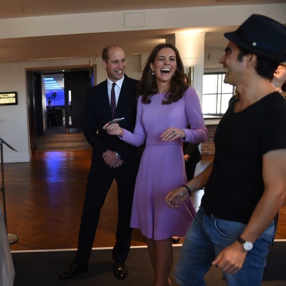 Le prince William et Kate Middleton au premier sommet sur la santé mentale au County Hall à Londres le 9 octobre 2018.