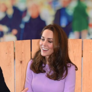 Le prince William et Kate Middleton au premier sommet sur la santé mentale au County Hall à Londres le 9 octobre 2018.