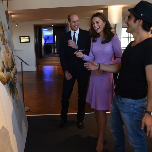 Le prince William et Kate Middleton au premier sommet sur la santé mentale au County Hall à Londres le 9 octobre 2018.