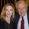 Exclusif - Géraldine Danon et son père Raymond Danon - Générale de la pièce "Edith S." au théâtre Dejazet à Paris le 3 février 2014.