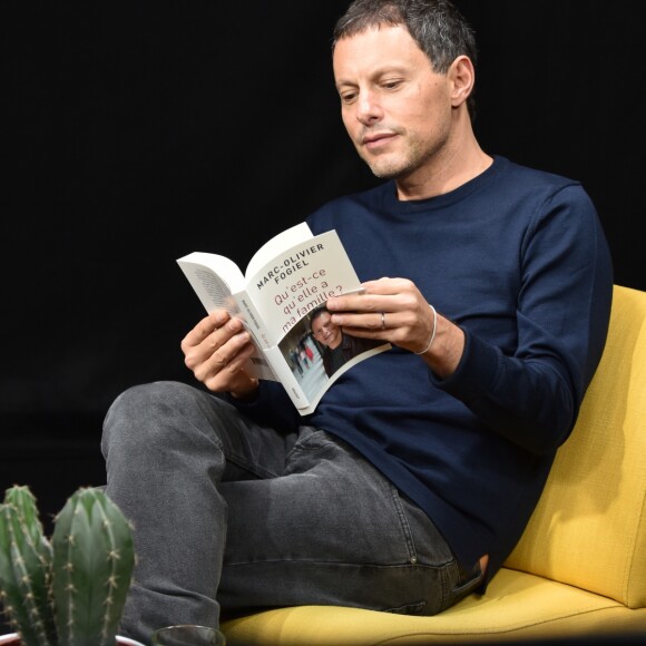 Exclusif - Marc-Olivier Fogiel en Facebook Live pour Purepeople © Francis Petit / Bestimage Exclusive
