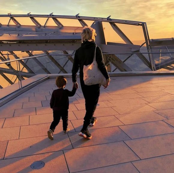 Nicola Sirkis et son fils Jules (photo postée le 10 octobre 2018)