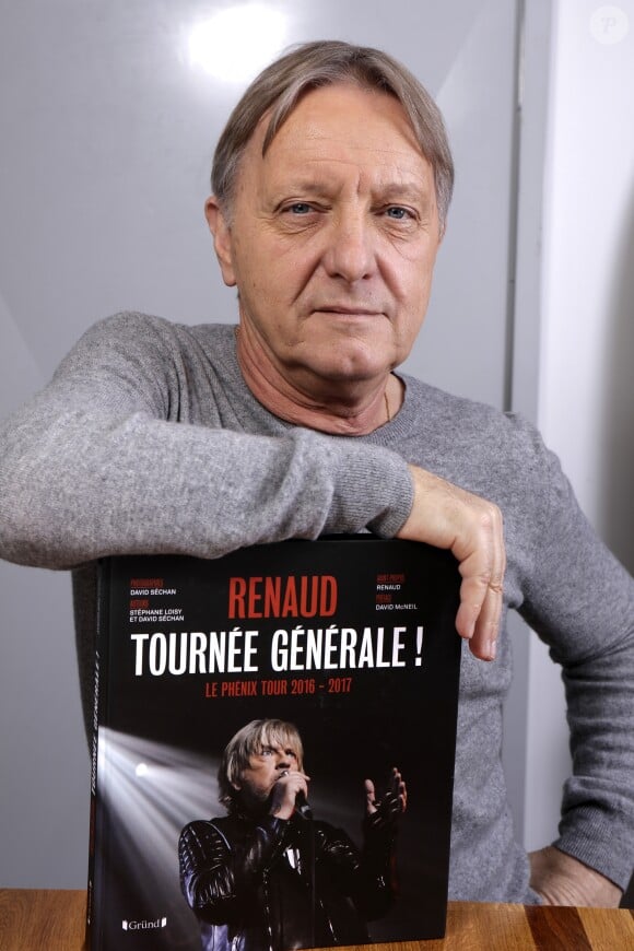 Portrait de David Sechan (frère jumeau du chanteur Renaud) 08/12/2017 - Paris