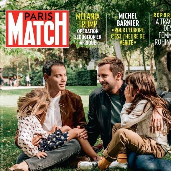 Couverture du magazine "Paris Match" en kiosque le 11 octobre 2018