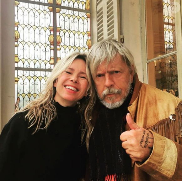 Romane Serda et Renaud réunis sur une photo publiée sur Instagram le 14 février 2018