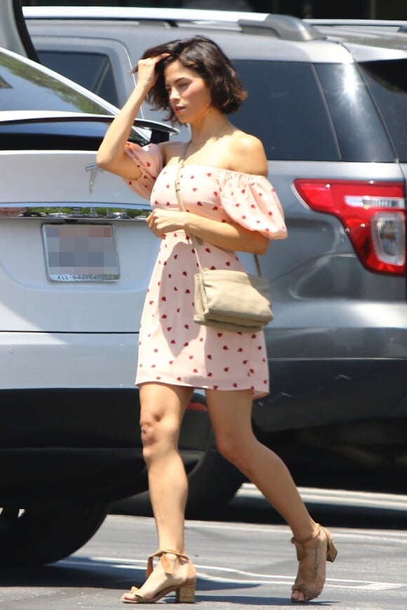 Exclusif - Jenna Dewan et son ex-mari Channing Tatum accompagnent leur fille Everly à l'école à Los Angeles, le 21 juin 2018.