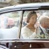 La princesse Eugenie d'York - Les invités arrivent à la chapelle St. George pour le mariage de la princesse Eugenie d'York et Jack Brooksbank au château de Windsor, Royaume Uni, le 12 octobre 2018.