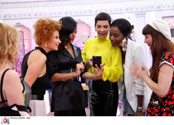 Morgane et ses concurrentes lors de la 1000e des "Reines du shopping" sur M6. Le 22 octobre 2018.