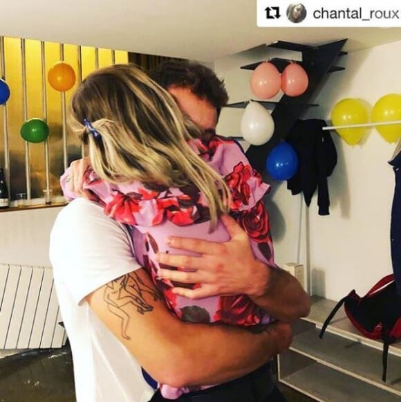 Alexandrz Rosenfeld et Hugo Clément enlacés - Instagram, 7 octobre 2018