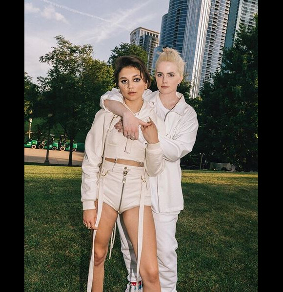 Daya et son amie Clyde Monroe. Septembre 2018.