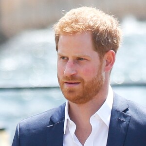 Le prince Harry, duc de Sussex et sa femme Meghan Markle, duchesse de Sussex (enceinte) arrivent à l'opéra de Sydney le premier jour de leur première tournée officielle en Australie, le 16 octobre 2018.