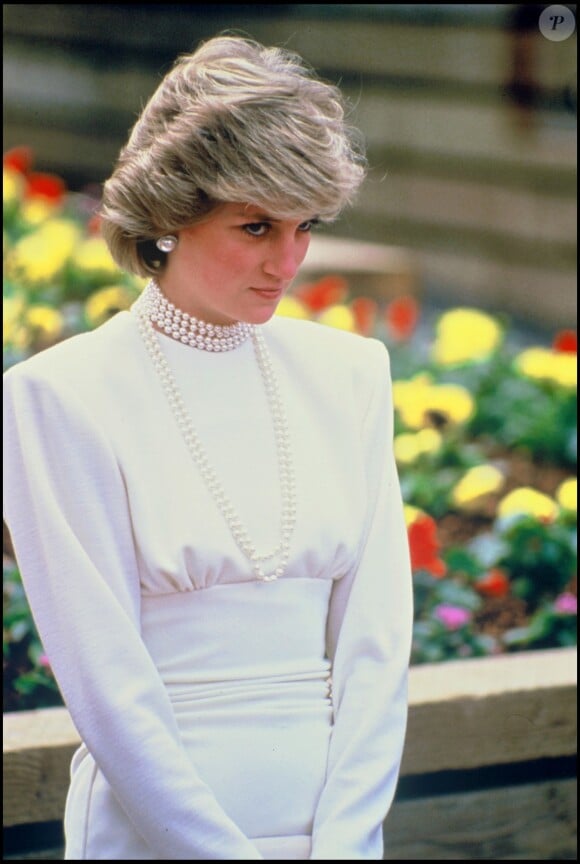 La princesse Lady Diana en visite au Canada en mai 1986.