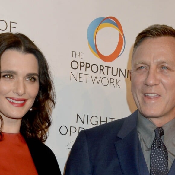 Daniel Craig et sa femme Rachel Weisz à la 11ème soirée annuelle Opportunity Network à New York le 9 avril 2018.