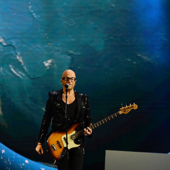 Exclusif - Pascal Obispo - Enregistrement de l'émission "La chanson de l'année" dans les arènes de Nîmes, diffusée en direct sur TF1 le 8 juin © Bruno Bebert / Bestimage