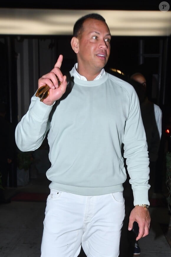 Exclusif - Alex Rodriguez au restaurant Mastro à Beverly Hills, le 3 octobre 2018.