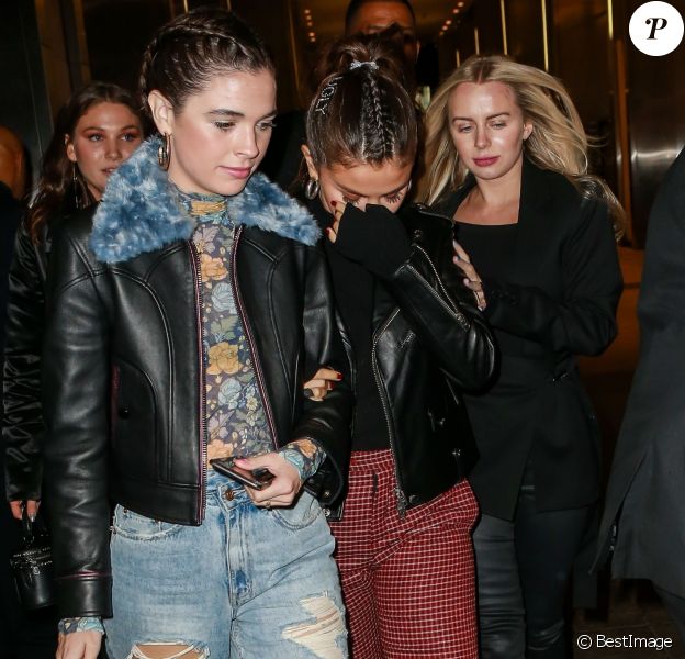 Selena Gomez et une amie à la Fashion Week de New York. Le 11 septembre 2018.