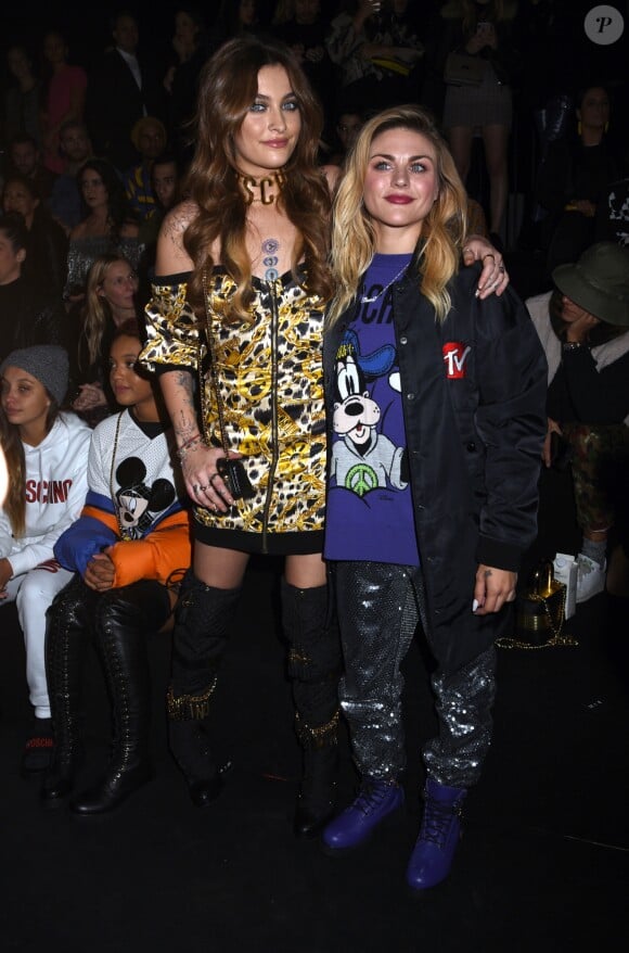 Paris Jackson and Frances Bean Cobain attending the Moschino x H&M Show, New York City, NY, USA on October 24, 2018. Photo by Photo Image Press/Splash News/ABACAPRESS.COM25/10/2018 - New York city