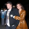 Emily Ratajkowski et son mari Sebastian Bear-McClard sont allés diner en amoureux à New York. Le 25 octobre 2018.