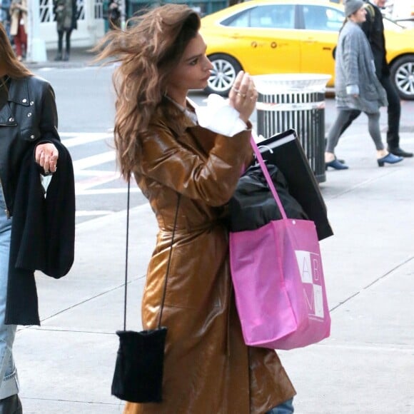 Emily Ratajkowski à New York. Le 25 octobre 2018.