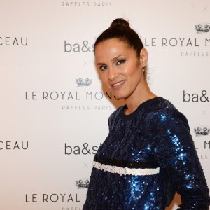 Exclusif - Elisa Tovati lors de l'inauguration de la boutique Ba&Sh à l'hôtel Royal Monceau à Paris le 15 mars 2018. © Rachid Bellak / Bestimage