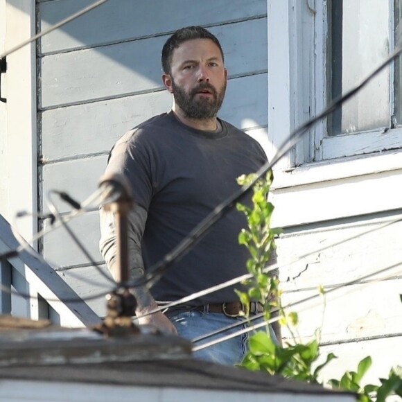 Ben Affleck sur le tournage du film Torrance à San Pedro, le 25 octobre 2018