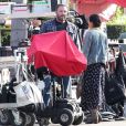 Exclusif - Ben Affleck sur le tournage du film Torrance à Los Angeles après plusieurs mois en cure de désintoxication, le 22 octobre 2018