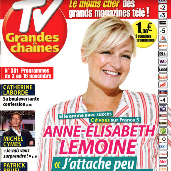 TV Grandes chaînes, novembre 2018.