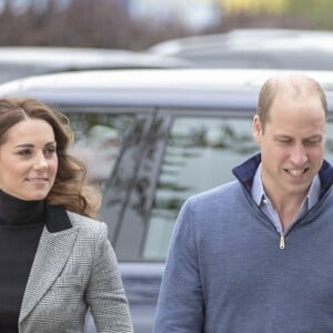 Le prince William et la duchesse Catherine de Cambridge arrivent à un événement de Coach Core au Basildon Sporting Village à Basildon dans l'Essex, le 30 octobre 2018.